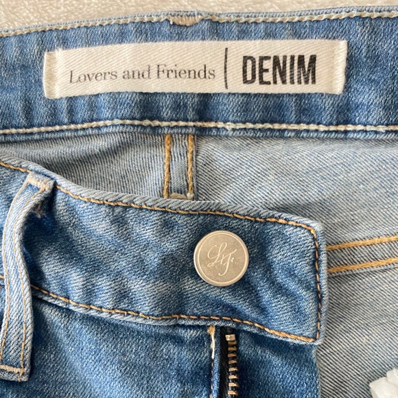 Lovers + Friends Ricky Mid-Rise Skinny Jean in Rivaldi Size 26 - Picture 8 of 16